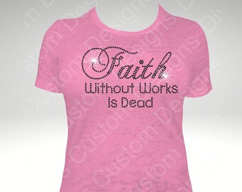 Glaube Strass SVG, christliches T-Shirt Design (digitaler Download)