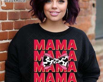 Mama Bow PNG Bundle | Retro Coquette Mama Design (Digital Download)