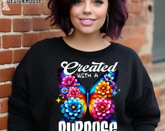 Inspirational Butterfly PNG Bundle | Faith-Based Digital Art (300 DPI)