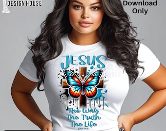 Jesus PNG Bundle, Christian Bible Verse Shirt Designs, Faith Digital Download