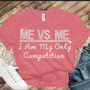 Me vs Me Digital Rhinestone Download| SVG| PNG| Cricut & Silhouette| SVG file| ss10 Rhinestones Cut File| Religion Cut File|