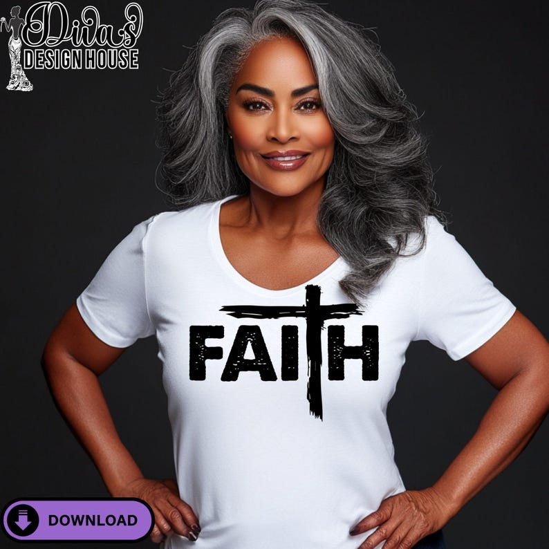 Religious shirt design in bold text – includes two PNG files with transparent backgrounds