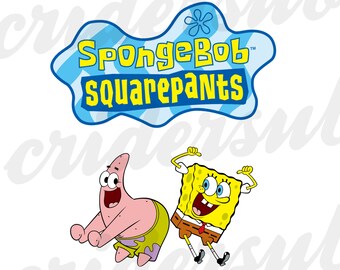 Spongebob Iron On T Shirt Heat Transfer Diy Patrick Bikini Bottom Friends Name 
