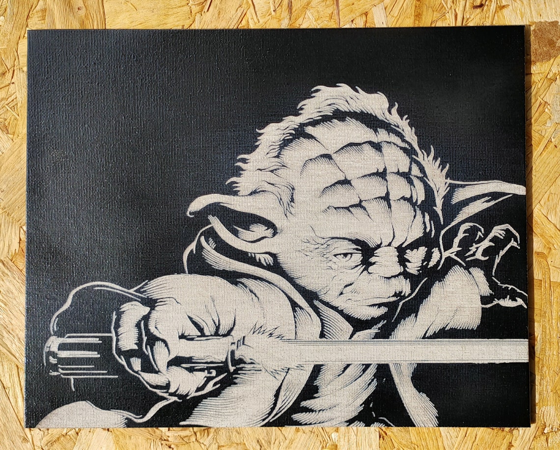 STAR WARS YODA Frame Etsy