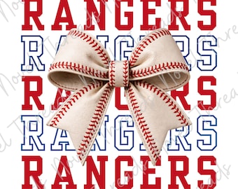 Rangers-honkbalboog, png PNGEgg | Game Day-sublimatieontwerp | Sportshirt moeder, png PNGEgg | DTF-overdracht | Digitale download honkbalseizoen