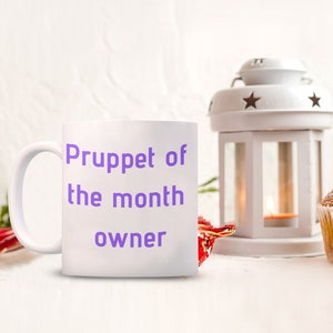 Cute True Crime Junkie Mug, Pruppet Mom Mug, Pruppet Dad Mug, A Great Gift for Friend, Partner, Wife, Husband, Dad, or Mom