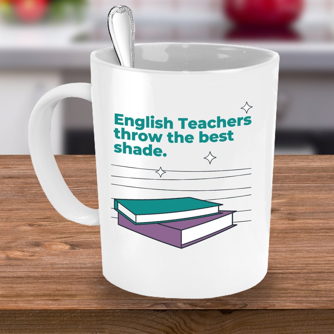 Becher für Englischlehrer süßes und lustiges Geschenk für Etsy