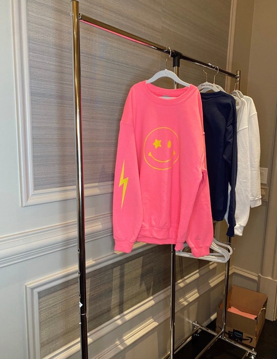 Yellow pink sweatshirt Clearance