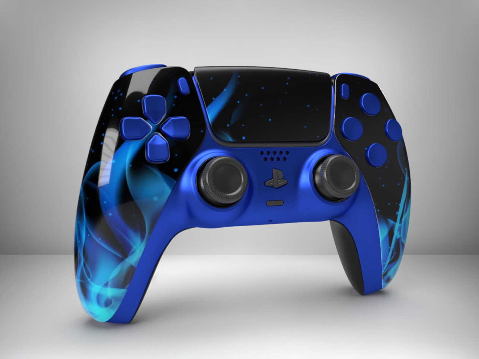 Ps5 Blue Flame Soft Touch / Blue Matt Limited Edition Custom | Etsy