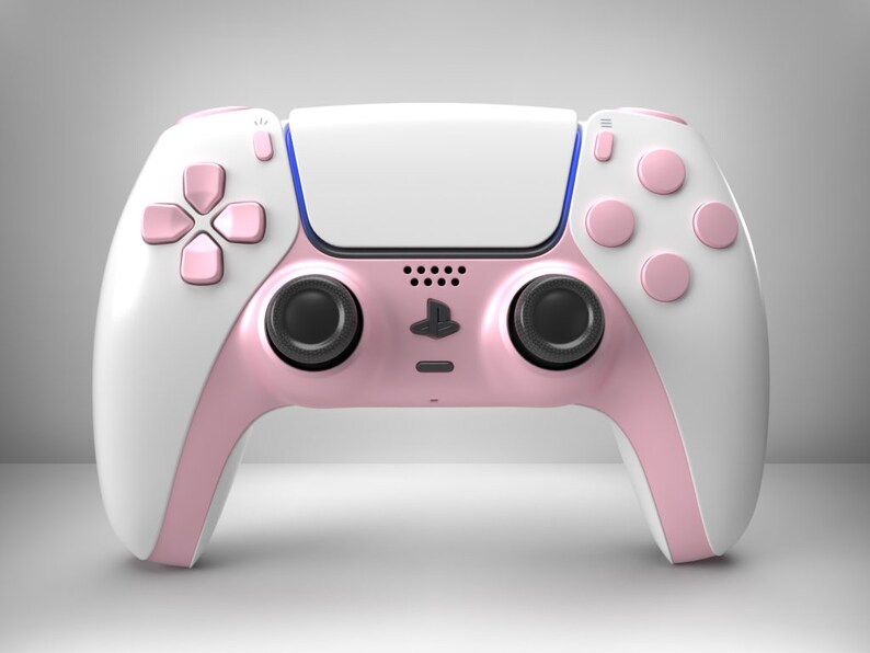 Personalised PS5 Pink / White Limited Edition Custom Dualsense Etsy