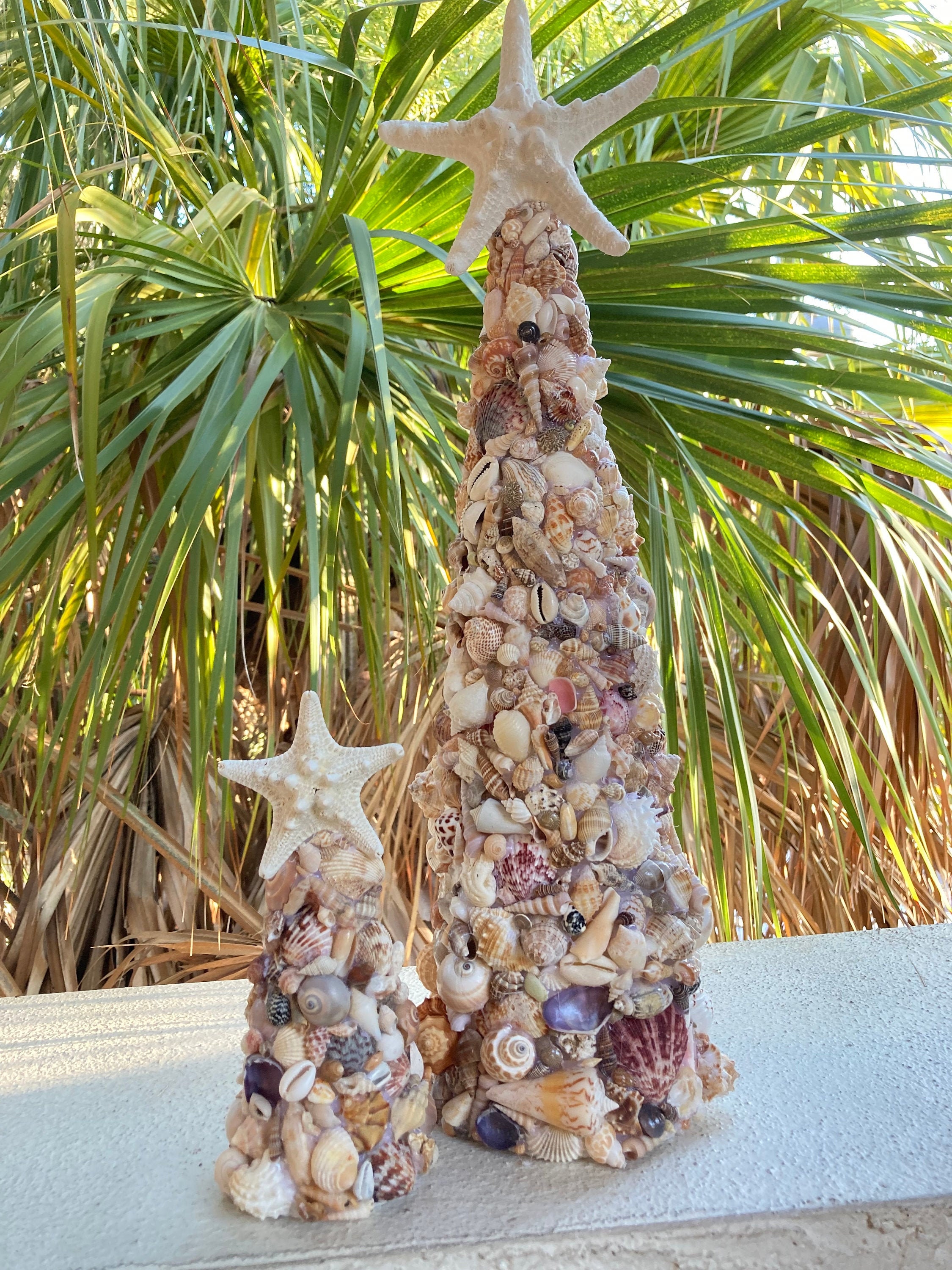 Shell tree / christmas beach tree / christmas shell tree / Etsy