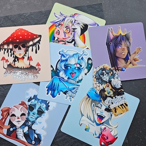 Emoji Girl Mini Drucke (Welle 1)