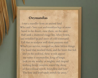 Ozymandias poster