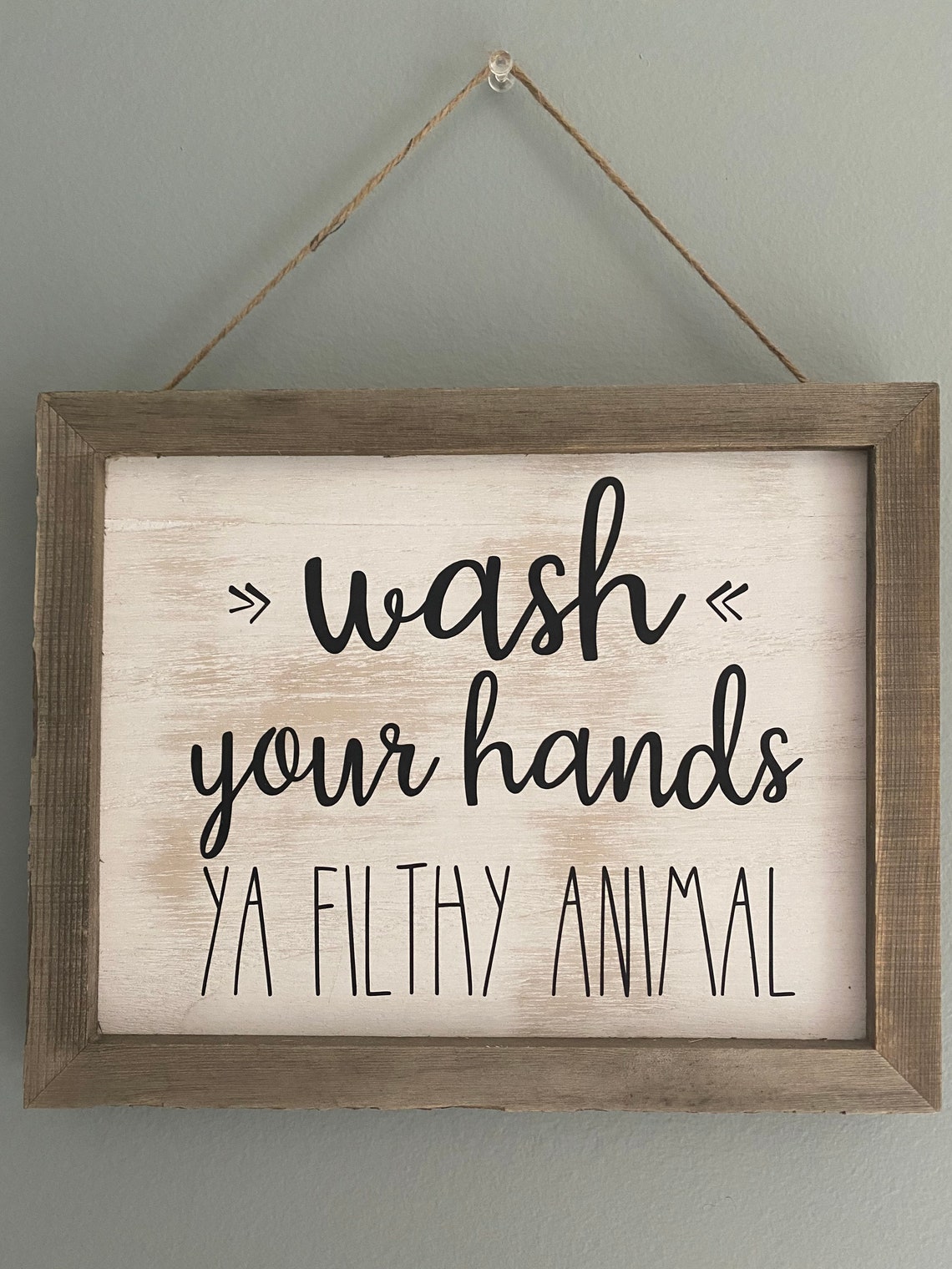 Funny Bathroom Signs Wall Decor - Etsy