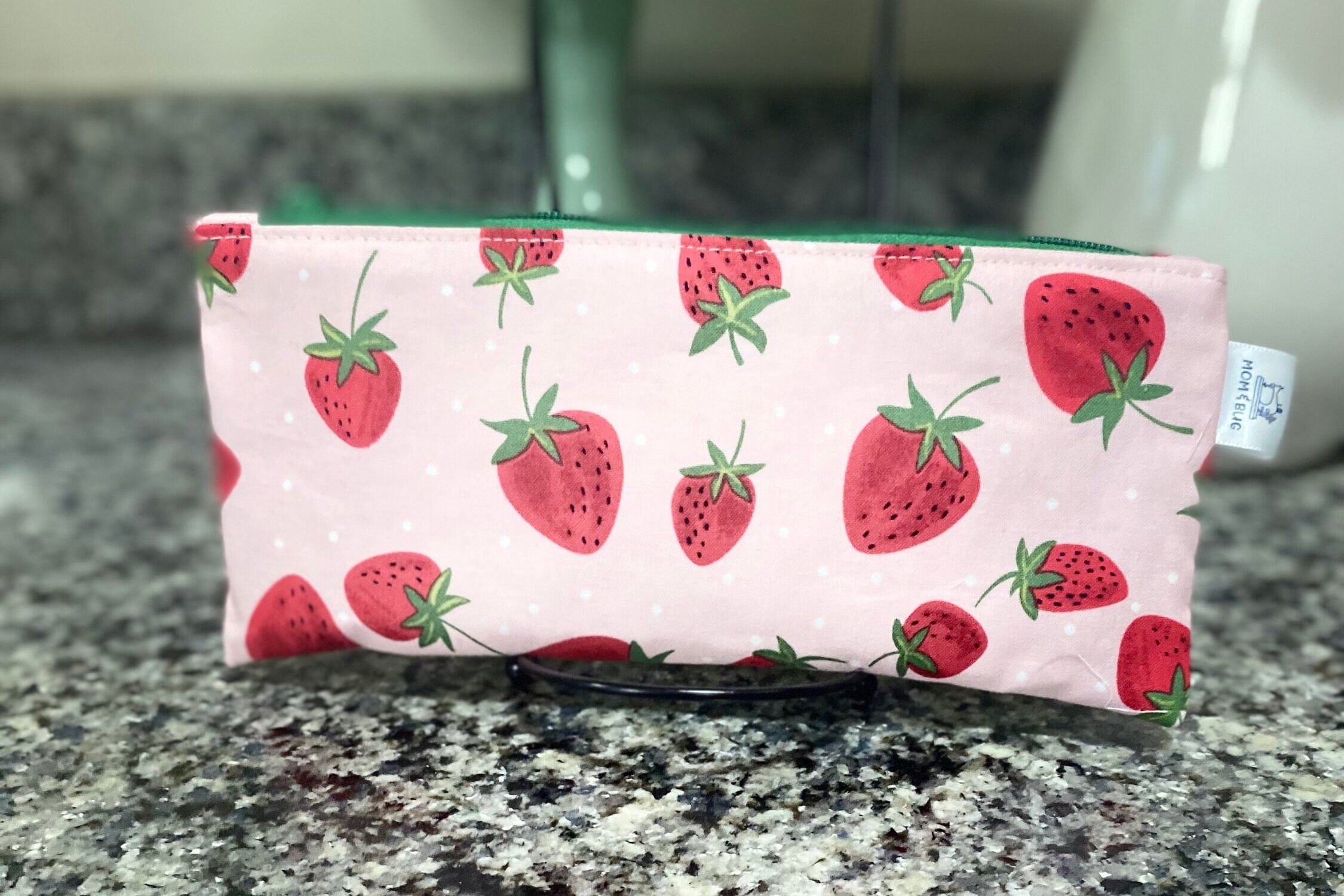 Strawberry Zipper Bag