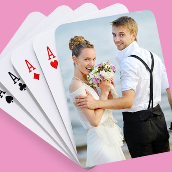 Wedding Guest Book Playing Cards Custom Playing Cards Blank Deck of Cards 