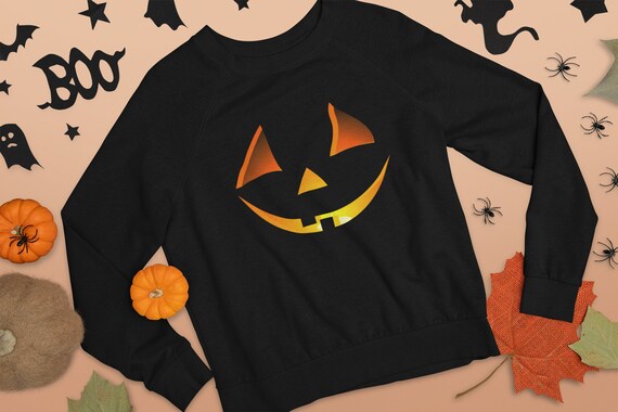 Jack O Lantern Sweater Halloween Pumpkin Sweatshirt Pumpkin Face Crewneck Spooky Season Sweatshirt Halloween 2021 Shirt Etsy UK