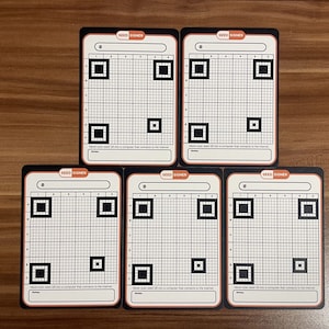 5x SeedSigner QR Code Cards - 24 words - Grid 29x29