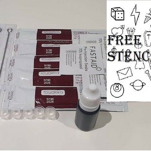 Hand Poke Tattoo Kit - Starter - Refills Available - DIY