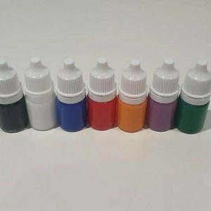 Lno's 7 Colour Hand Poke Tattoo Ink Set 5ml