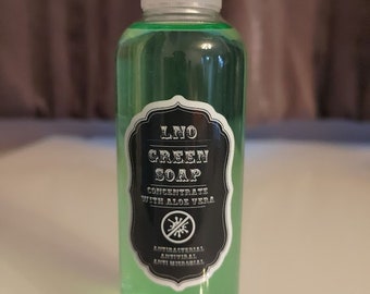 LNO Aloe Vera Tattoo Green Soap Solution 2-100ML - Vegan - Stick and Hand Poke - Cleaning