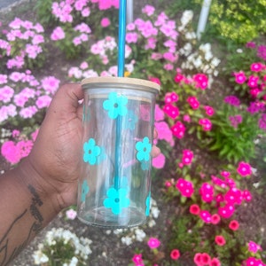 20 oz. Frosted Glass Tumbler with Bamboo Lid and Reusable Straw – Diva  Designs and Crafts LLC