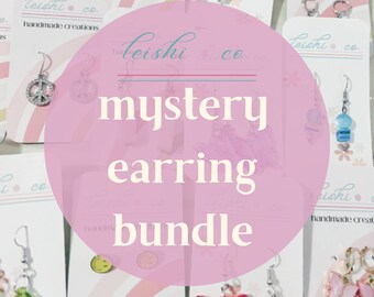 Mystery Earring Bundle. Cute high quality surprise earrings bundled from my shop. Mix of several designs. Perfect gifts for valentine.