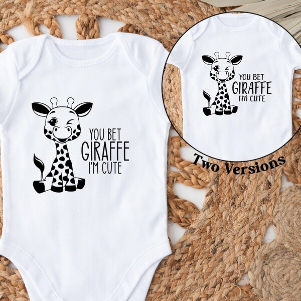 Giraffe Baby Clothes Etsy