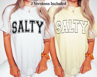 Salty Svg, Sunkissed Svg, Beach Svg, Summer Svg, Summer Vibes Svg, Vacay Vibes Svg, Varsity Svg, Surf Svg, Preppy Svg, Tanned Svg