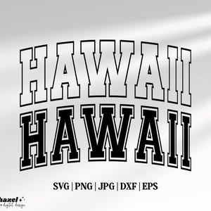 Hawaii-Svg, Usa-Svg, USA-Svg, Zustandsname-Svg, Reise-Svg, Tourist-Svg, Souvenir-Svg, trendiges HI-Design, Hawaii-Stolz