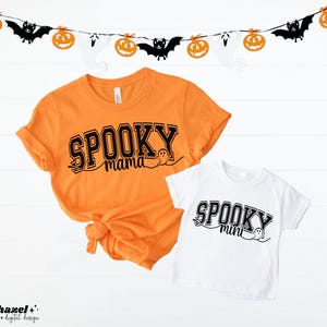 Spooky Mama Svg, Spooky Mini Svg, Mama Mini Svg, Spooky Vibes Svg, Halloween Svg, Ghost Svg, Witchy Vibes Svg, Matching Halloween Svg