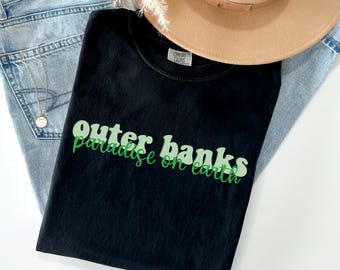 Outer Banks Paradise On Earth Svg, North Carolina Svg, OBX Svg, Outer Banks Design, Pogue Svg, Kook Svg, Outer Banks Svg, Trendy Beach Svg
