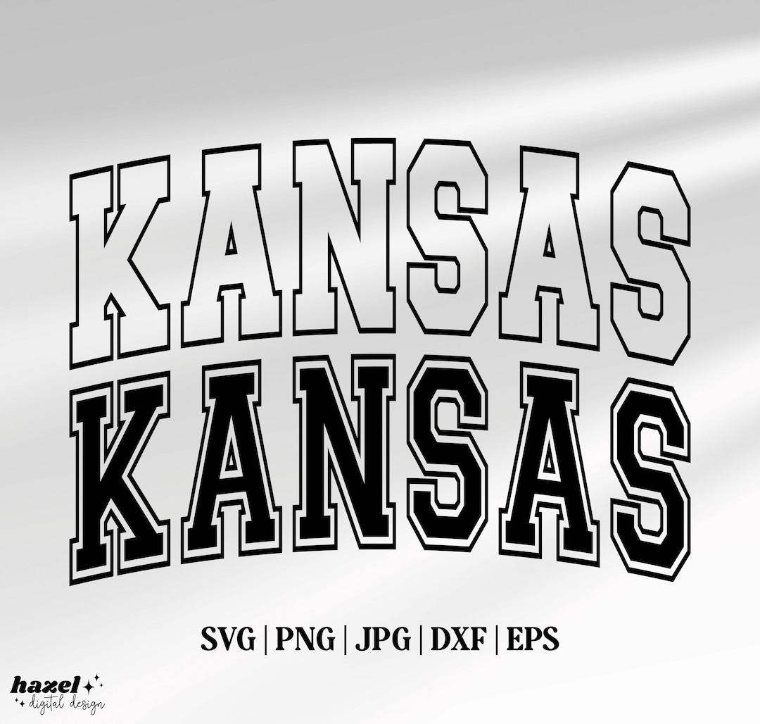 Kansas Svg, United States Svg, USA Svg, State Name Svg, Travel Svg ...
