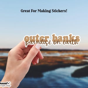 Outer Banks Paradise On Earth Svg, North Carolina Svg, OBX Svg, Outer Banks Design, Pogue Svg, Kook Svg, Outer Banks Svg, Trendy Beach Svg