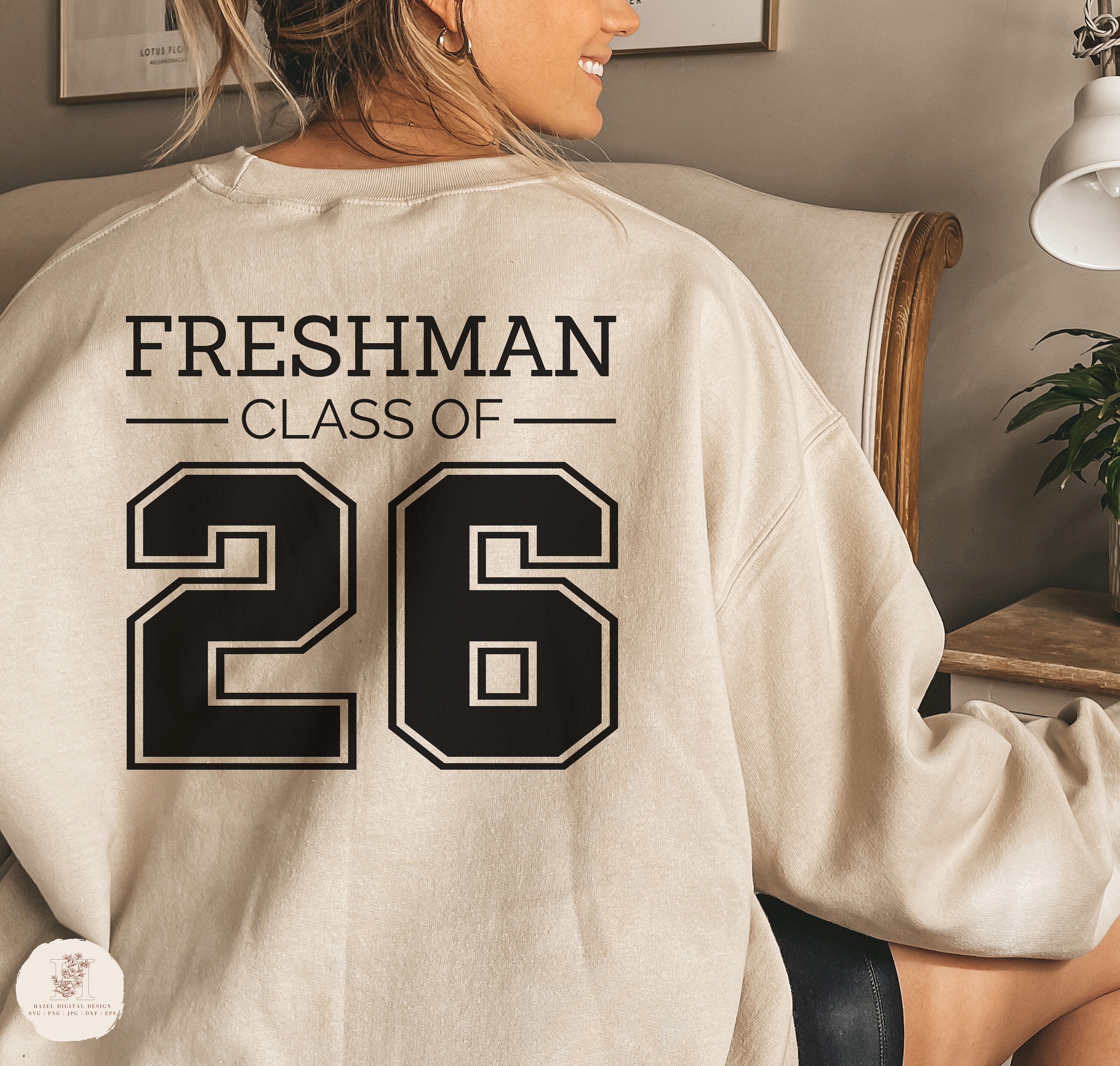 Class of 2026 Freshman Varsity College Stack Svg Png Jpg Etsy