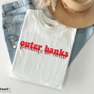 Outer Banks Paradise On Earth Svg, North Carolina Svg, OBX Svg, Outer Banks Design, Pogue Svg, Kook Svg, Outer Banks Svg, Trendy Beach Svg