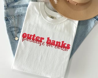 Outer Banks Paradise On Earth Svg, North Carolina Svg, OBX Svg, Outer Banks Design, Pogue Svg, Kook Svg, Outer Banks Svg, Trendy Beach Svg