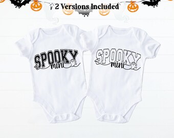 Spooky Mini Svg, Halloween Baby Svg, Spooky Vibes Svg, Halloween Svg, Ghost Svg, Witchy Vibes Svg, Funny Halloween Svg, Halloween Shirt Svg