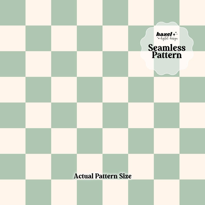 Pattern Image Board Seamless Digital Pattern Bundle, Boho Retro Checkerboard, Checkered ...
