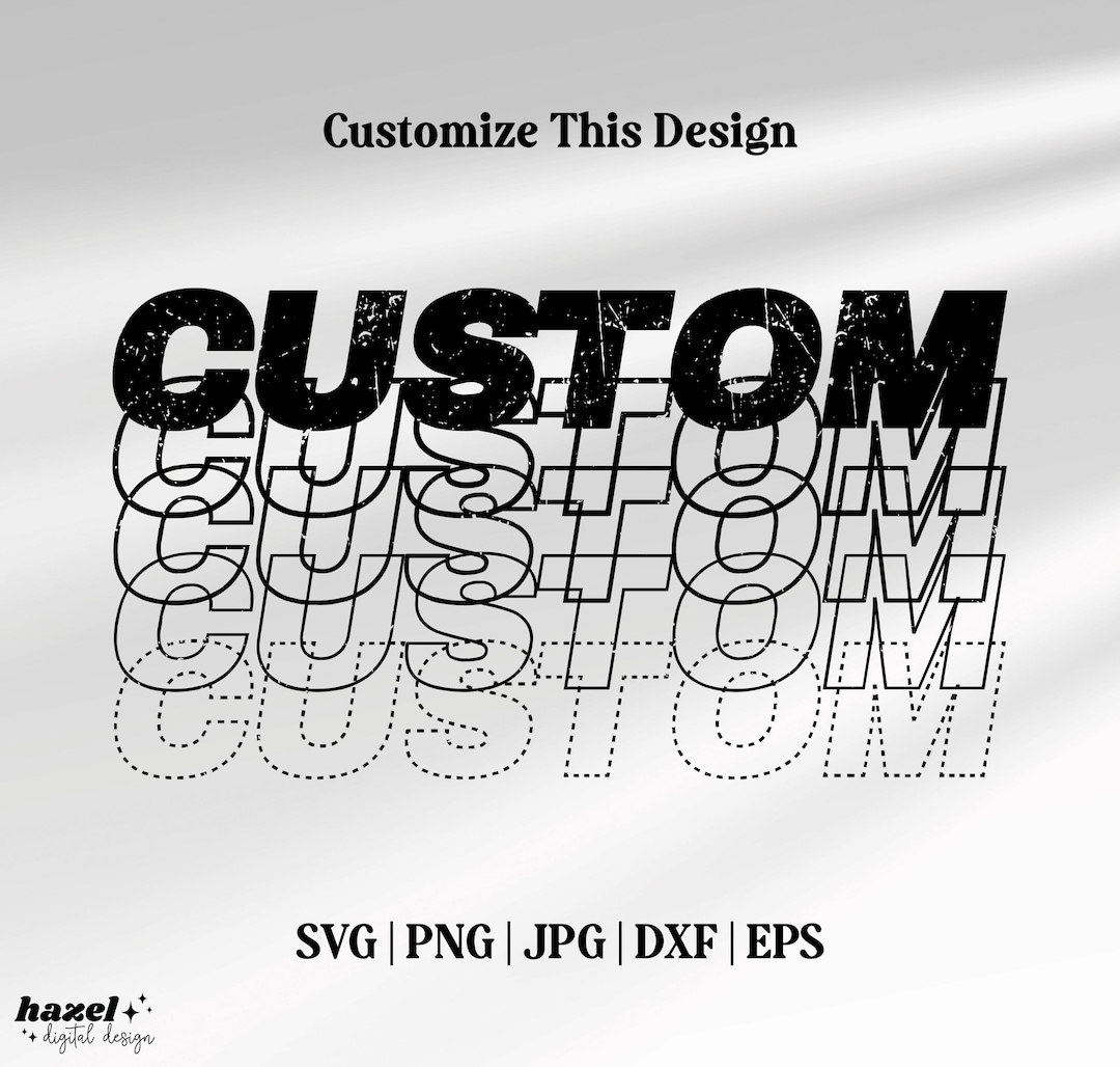 Custom A Custom Svg Png, Custom Design Svg, Trendy Svg Png, Custom Team Svg ...