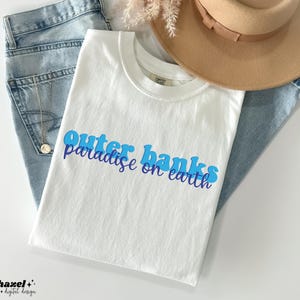 Outer Banks Paradise On Earth Svg, North Carolina Svg, OBX Svg, Outer Banks Design, Pogue Svg, Kook Svg, Outer Banks Svg, Trendy Beach Svg