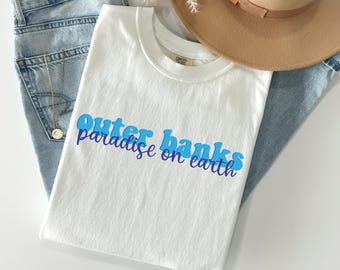 Outer Banks Paradise On Earth Svg, North Carolina Svg, OBX Svg, Outer Banks Design, Pogue Svg, Kook Svg, Outer Banks Svg, Trendy Beach Svg