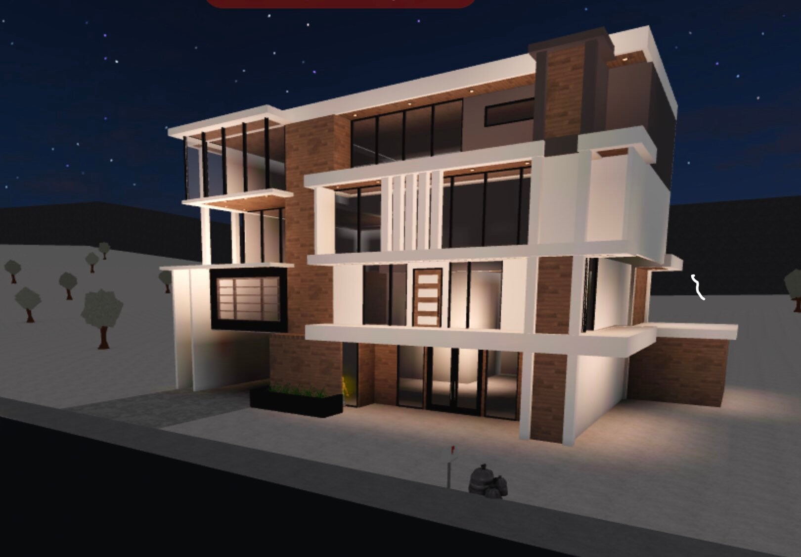 Moderna mansión bloxburg casa de 4 plantas 40k Etsy México