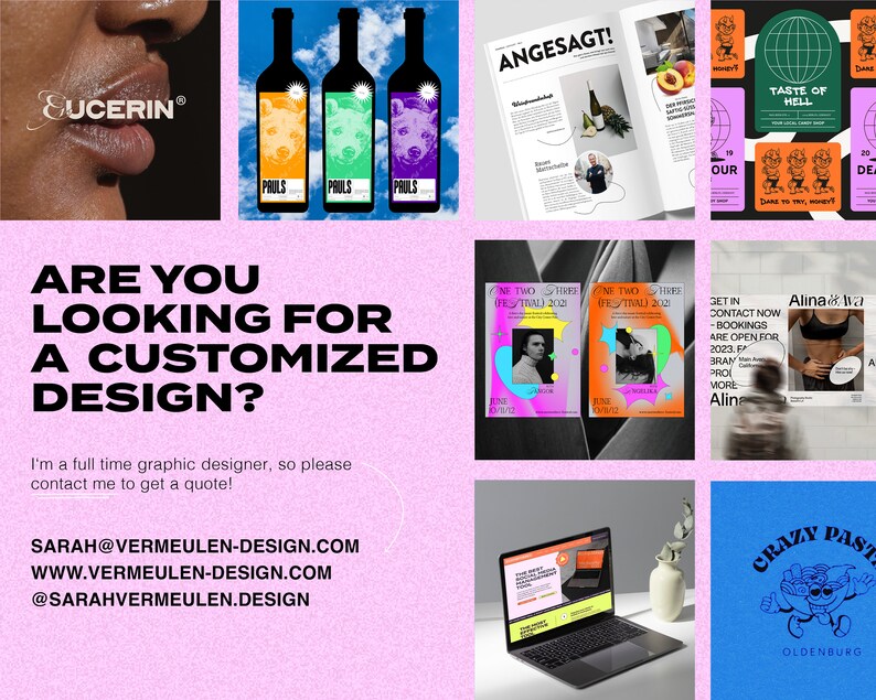 40 Instagram Post Template Bundle CANVA Y2K Techno Digital Pastel ...
