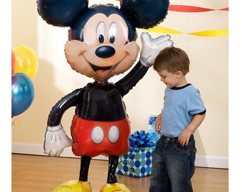 52" Mickey Mouse Airwalker Balloon | Mickey Mouse Balloon | Mickey Mouse Birthday Balloon