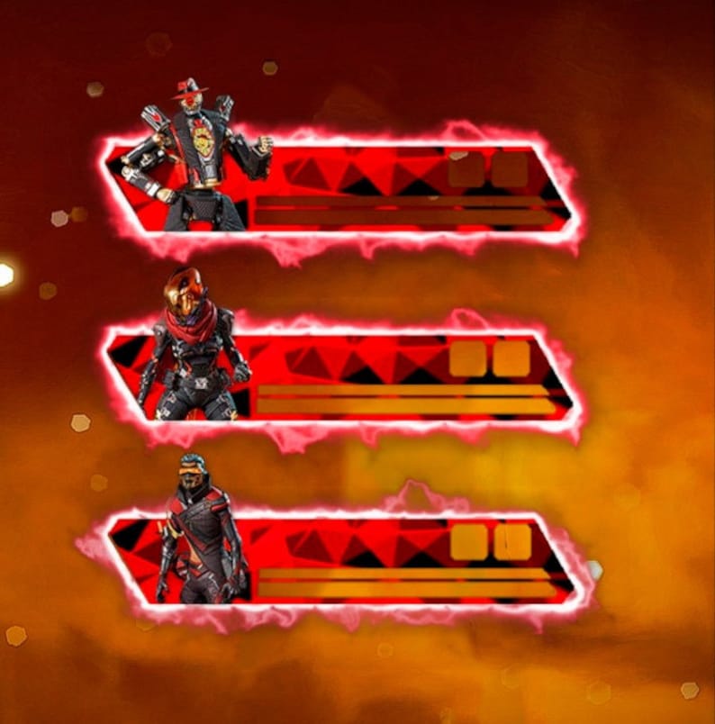 Apex Legends Pack Custom Health Bar Overlay for Streaming Etsy Australia