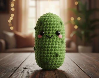 Crochet Pickle Plush Pattern: Beginner-Friendly Amigurumi (PDF Pattern), Revised 2026