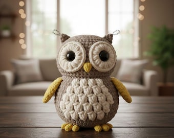 Baby Owl Amigurumi Crochet Pattern - Beginner Friendly (DIY)