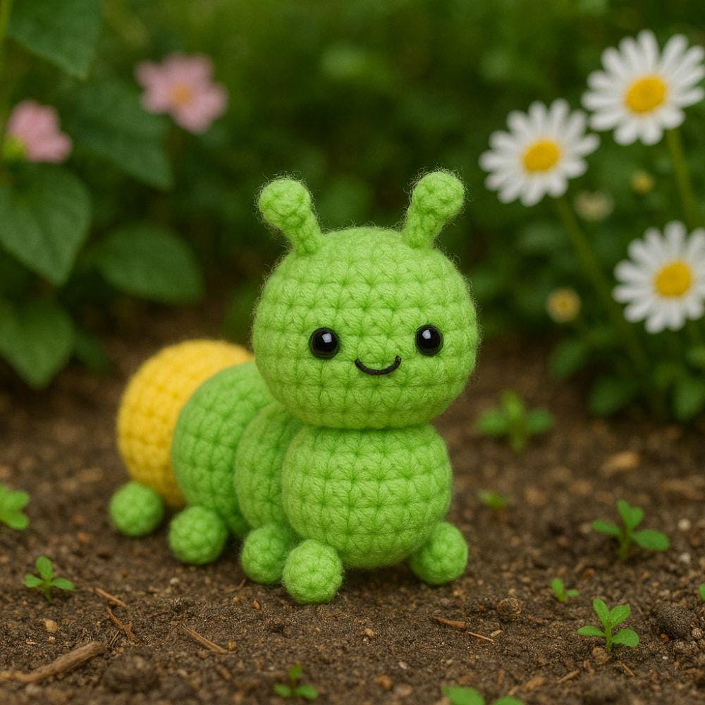 40 Crochet Snails, Slugs, Caterpillars, and Worms Patterns Worth Noticing 35 Caterpillar Plush Crochet
