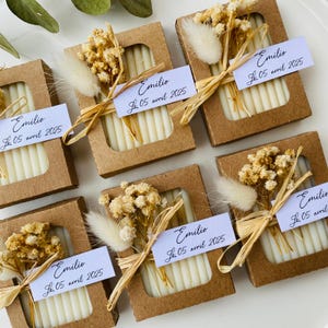 Bomboniera di sapone per matrimonio, sapone profumato alla lavanda fatto a mano per gli ospiti, addio al nubilato, regalo di ringraziamento per baby shower, ricordi del battesimo